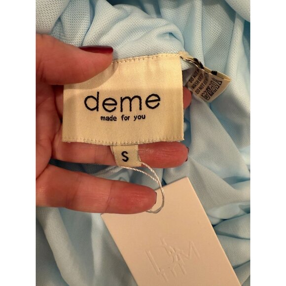NEW Deme by Gabriella Alba Maxi Dress in Ice Blue NWT - Size Small - Picture 9 of 10